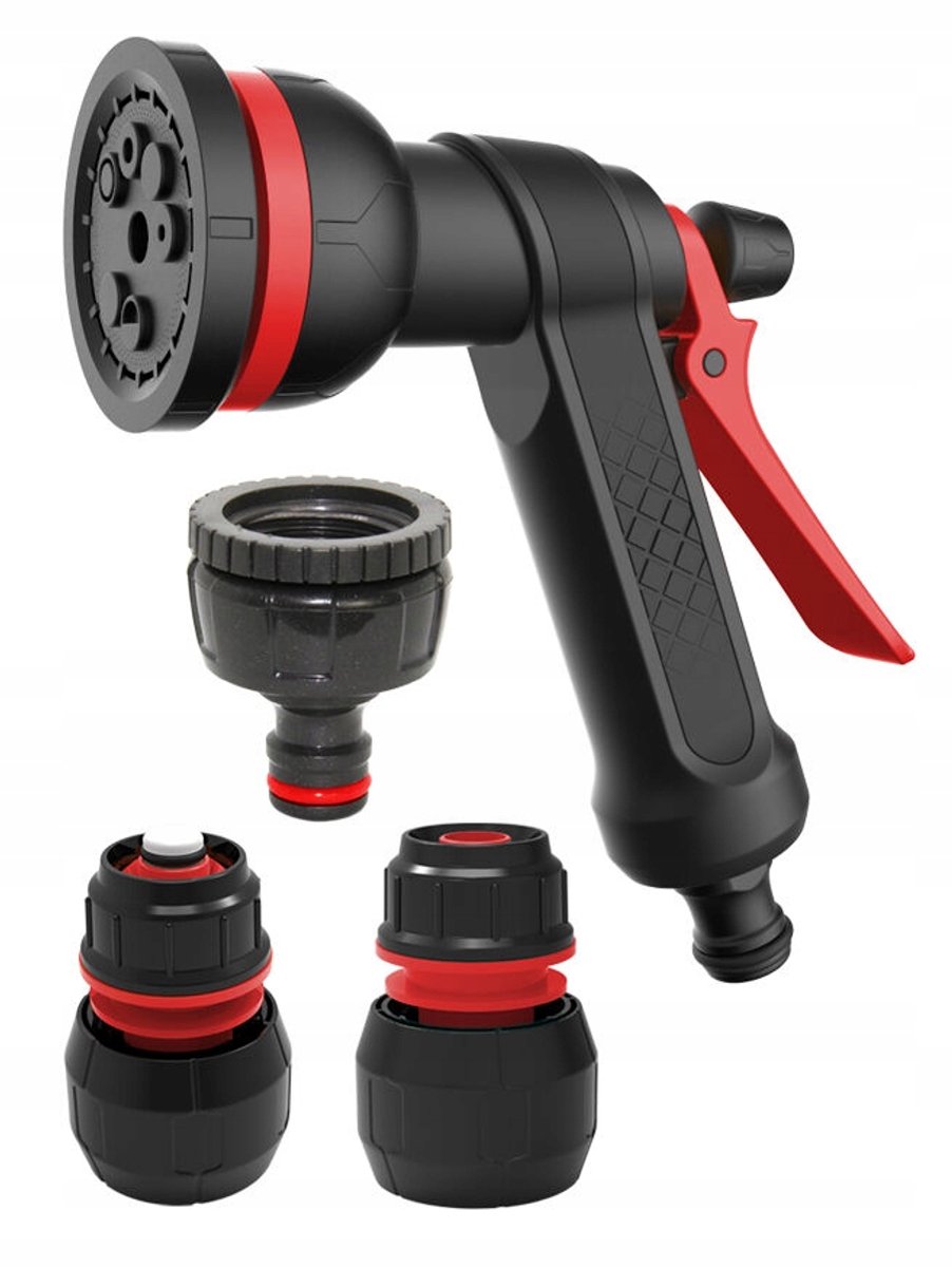 Pro Spray Set met Koppeling 1/2" & 3/4" - 8 Functies