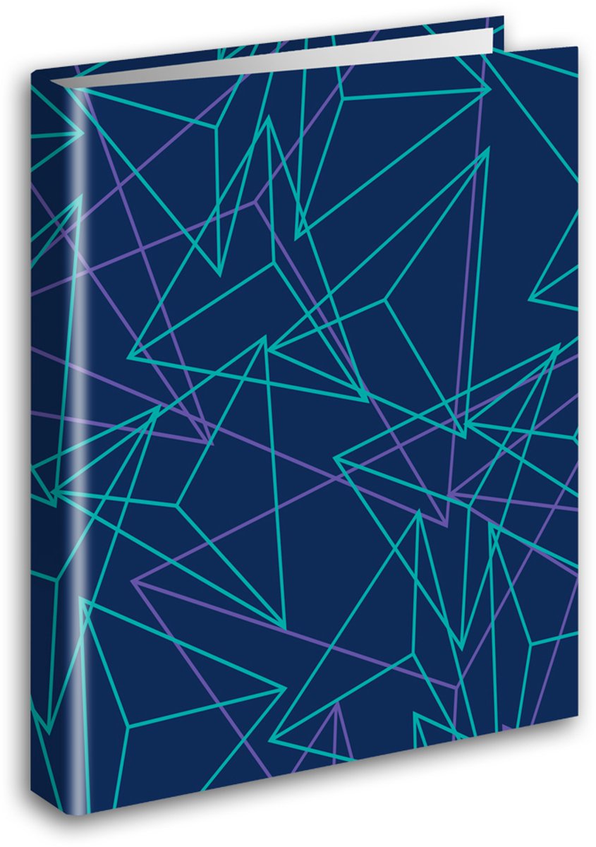 Penmate Geometria A5 2-rings kaart met 4cm vloerkleed, 19,5x23cm