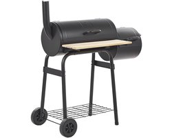 BELIANI SATAH - Houtskoolgrill - Zwart - Staal