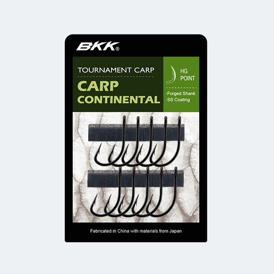 BKK Carp Continental Karpers Haken Maat 1 - 10 Stuks van BKK — afbeelding 3