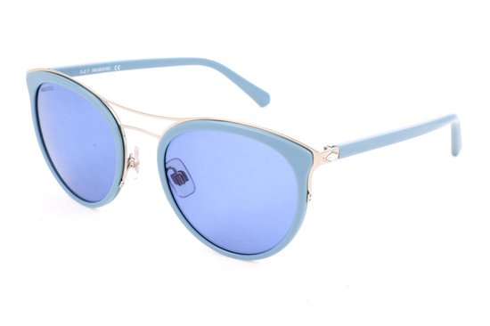 Swarovski SK0177 Shiny light blue 54/21/135 WOMAN Zonnebrillen van Swarovski — afbeelding 5