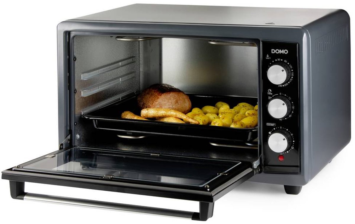 DOMO DO808GO Vrijstaande oven - Heteluchtoven - 50 Liter - 2000 W - Grijs – foto 7