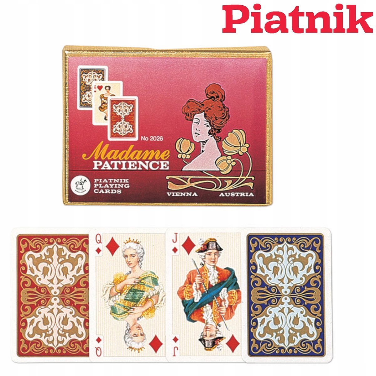 Piatnik Madame Patience Speelkaarten - 2x55 kaarten