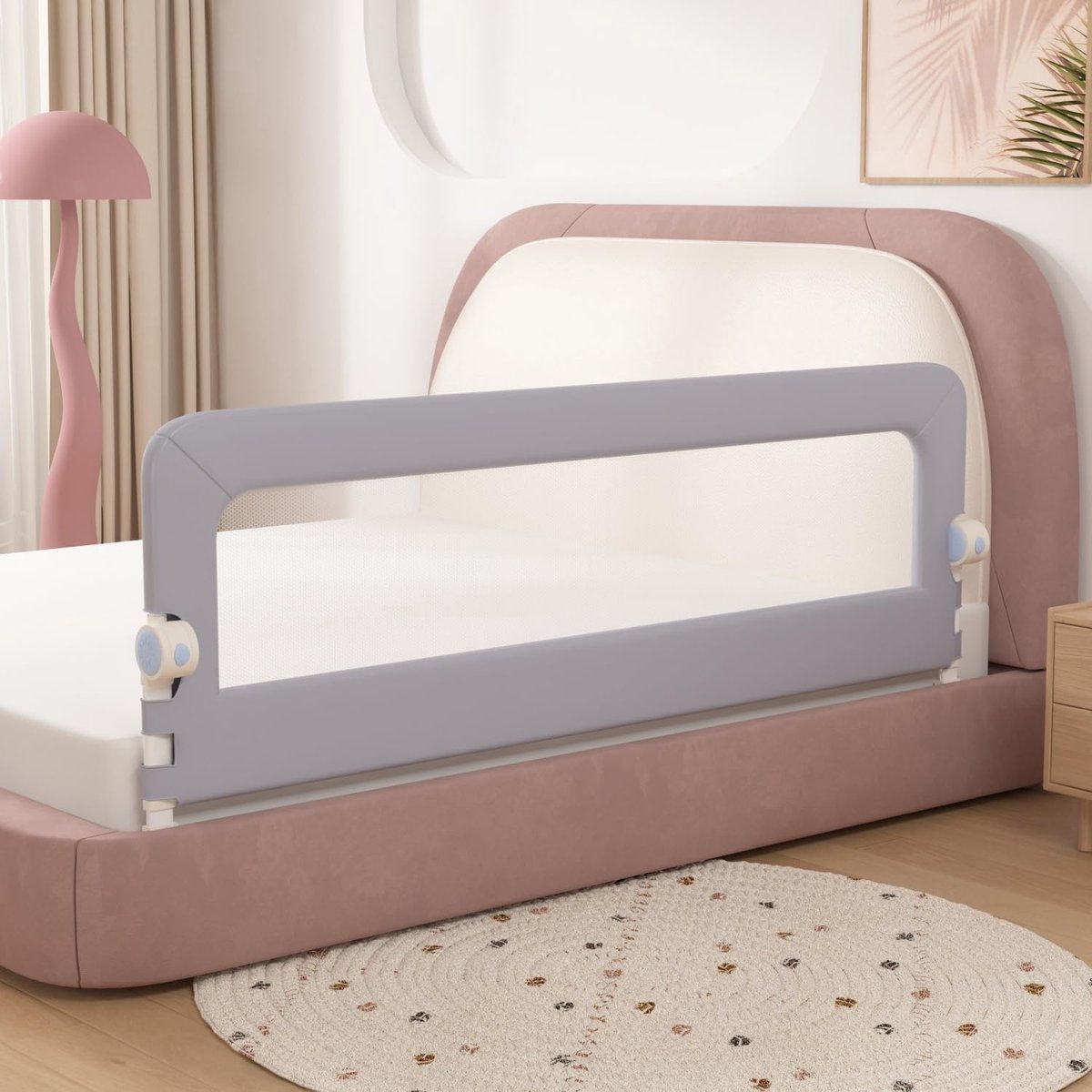Solacis Opblaasbare bedrand - Bedhekje - Bedrand - Bedrand baby - Bedbeveiliging - Uitvalbescherming - Bedrail - Must have voor in uw bed!