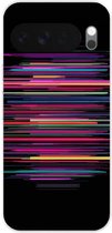 Telefoonhoesje Geschikt voor Google Pixel 10 hoesje - Gaming - Abstract - Lijnen - Horizontaal - Kleurrijk - Siliconen Telefoonhoesje Telefoonhoesje