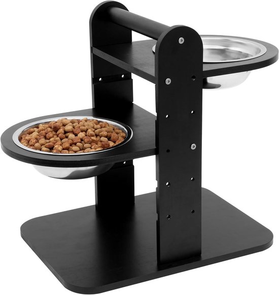 Honden voerbak, 30 cm hoog 60 cm breed | handgemaakt van hout Honden voerbak, 30 cm hoog 60 cm breed | handgemaakt van hout