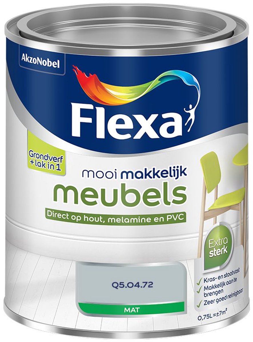 Flexa - Mooi Makkelijk Meubels Mat - Q5.04.72 - Mengverf - 750 Ml