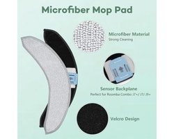 Dweilen Doek Mop Pad Vervanging voor iRobot Roomba Combo J7+/J7/Roomba j9+ Robot Stofzuiger (4 stuks)