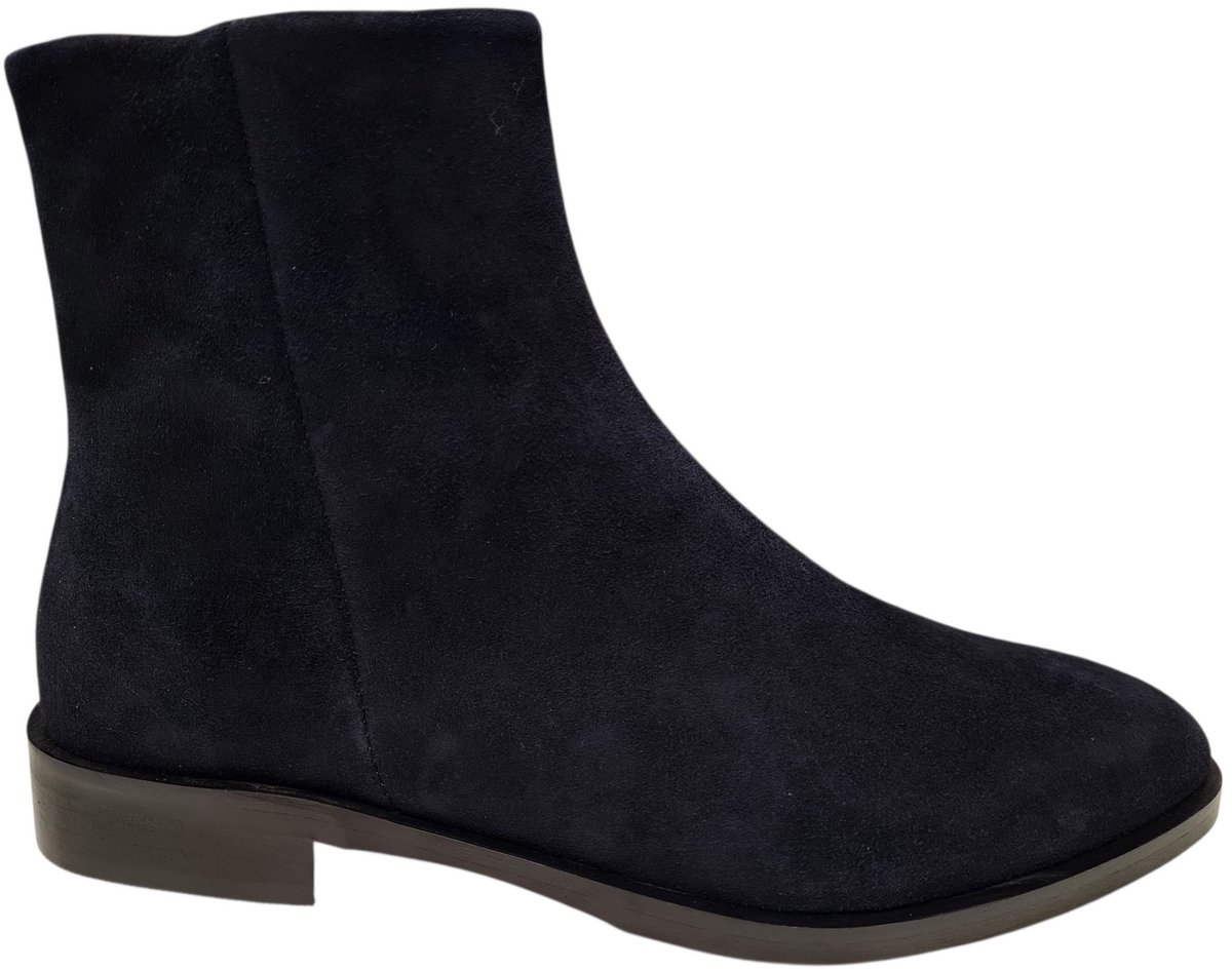 Gianluca Pisati Blauwe Suede Dames Enkellaarzen - Blauw - 40