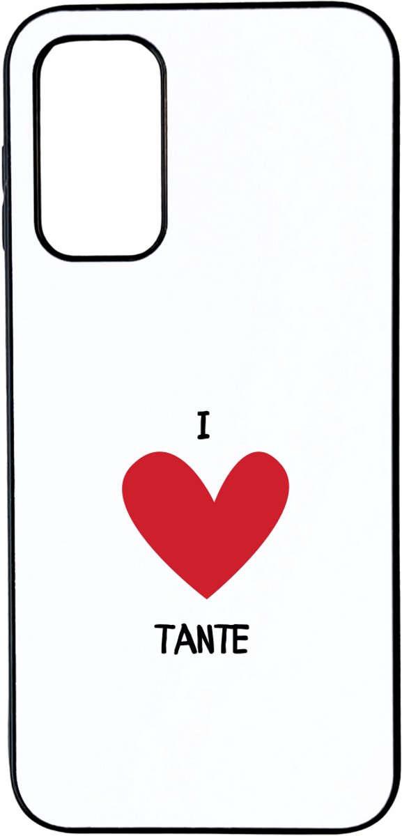 Hacebo® - ik hou van mijn tante telefoonhoesje - Tante - De liefste tante - telefoonhoesjes - Cadeau voor je tante - familie - hartje - love - hoesje geschikt voor Samsung Galaxy A14 (5G)