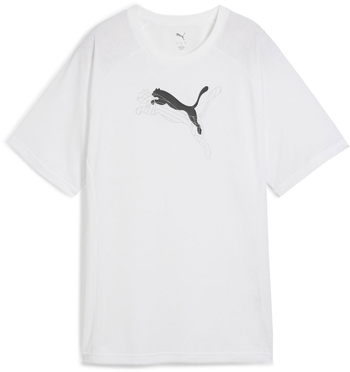 Puma Evostripe Graphic Relaxed Fit T-shirt Met Korte Mouwen L Vrouw Wit