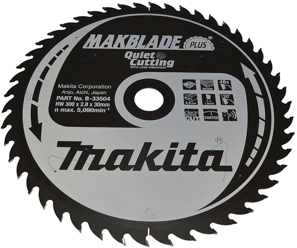 Makita MAKBLADE+ zaagblad 300x30x48T - B-33504