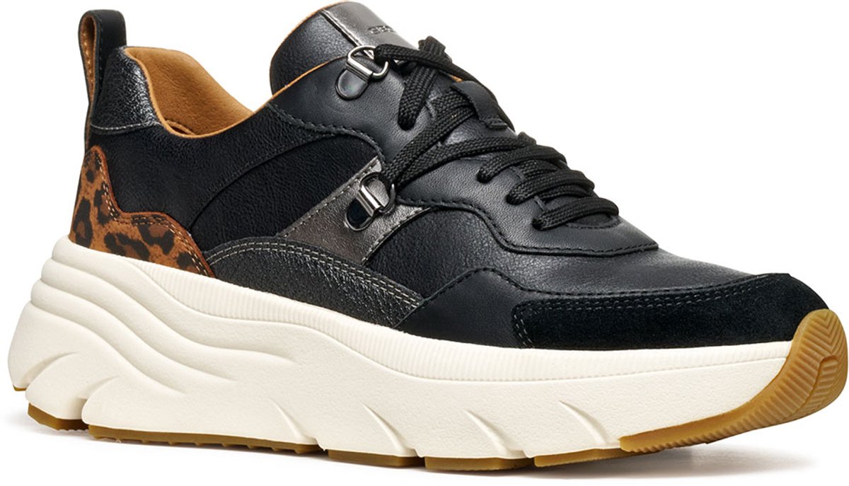 Geox Sneakers Black / Cognac
