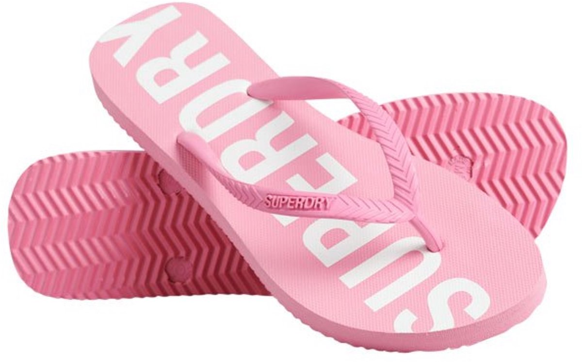 Superdry Code Core Sport Kinderenlippers Dames Slippers Roze