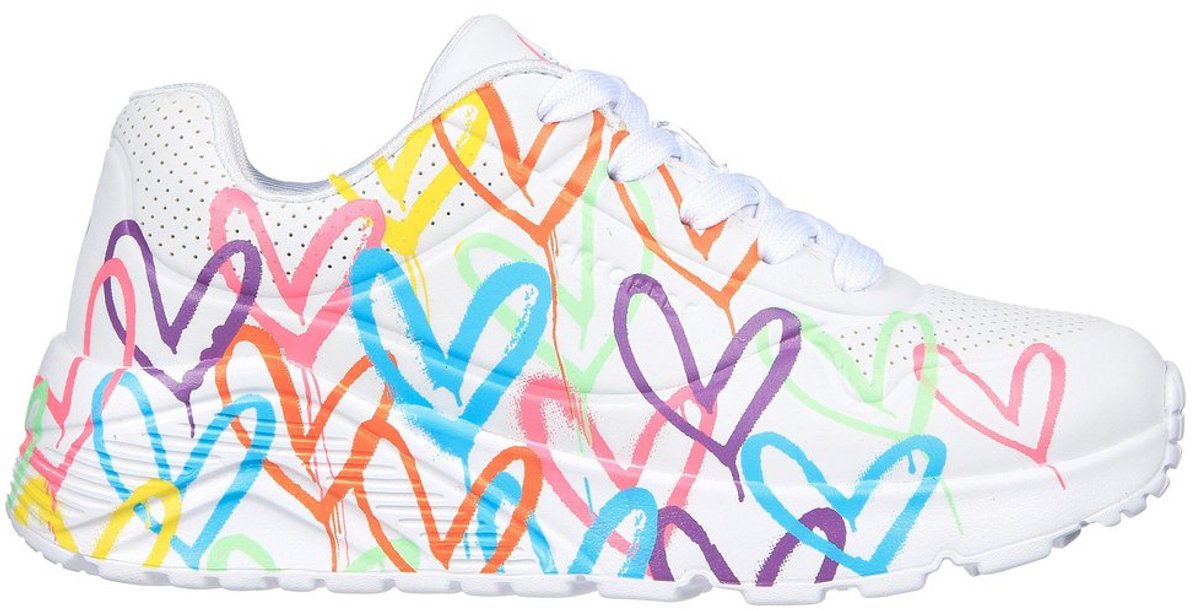 Skechers Uno Lite Spread The Love White / Multicolor