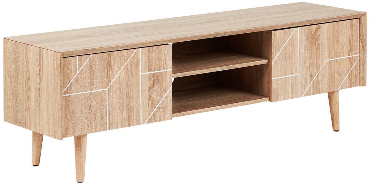 FRANKLIN - TV-meubel - Lichte houtkleur - Spaanplaat