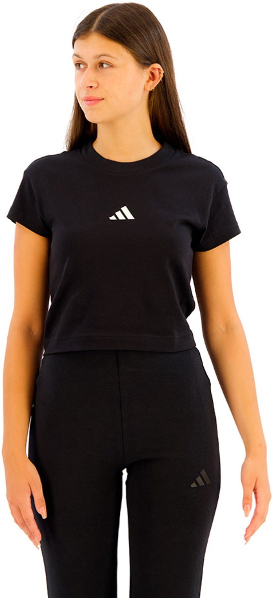 Adidas Future Icons Small Logo Baby T-shirt Met Korte Mouwen S Vrouw Zwart
