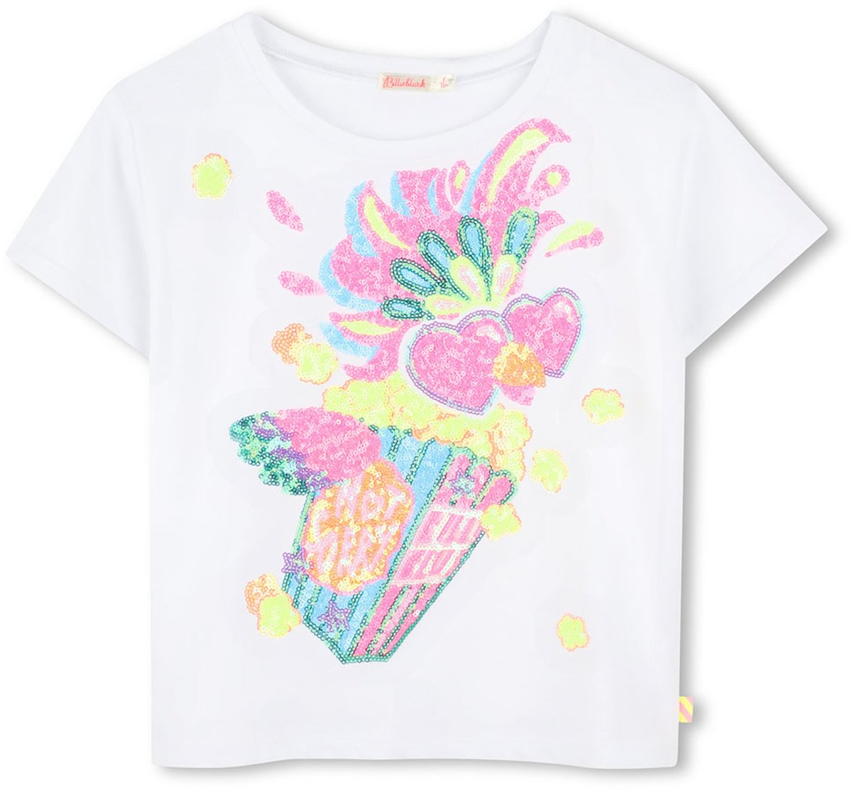 Billieblush U20924 T-shirt Met Korte Mouwen Wit 24 Months Meisjes