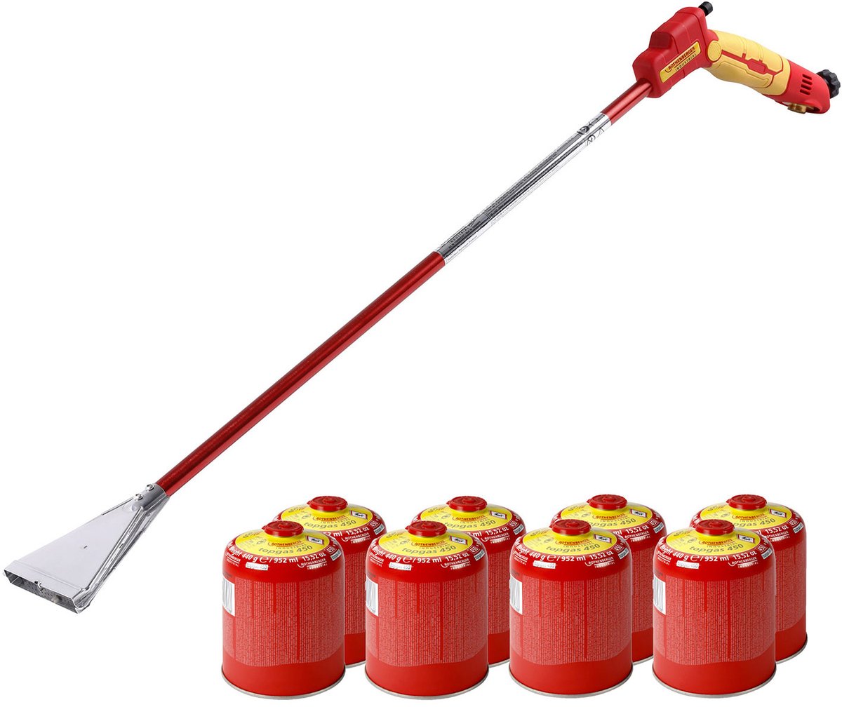 ROTHENBERGER Industrieel Ökogärtner Premium + 8x Topgas 450 patro...