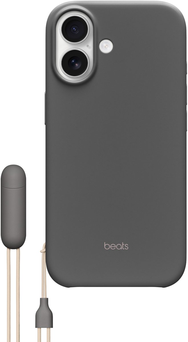 Beats hoesje met standaard voor iPhone 17, MagSafe en camerabediening - Grijs