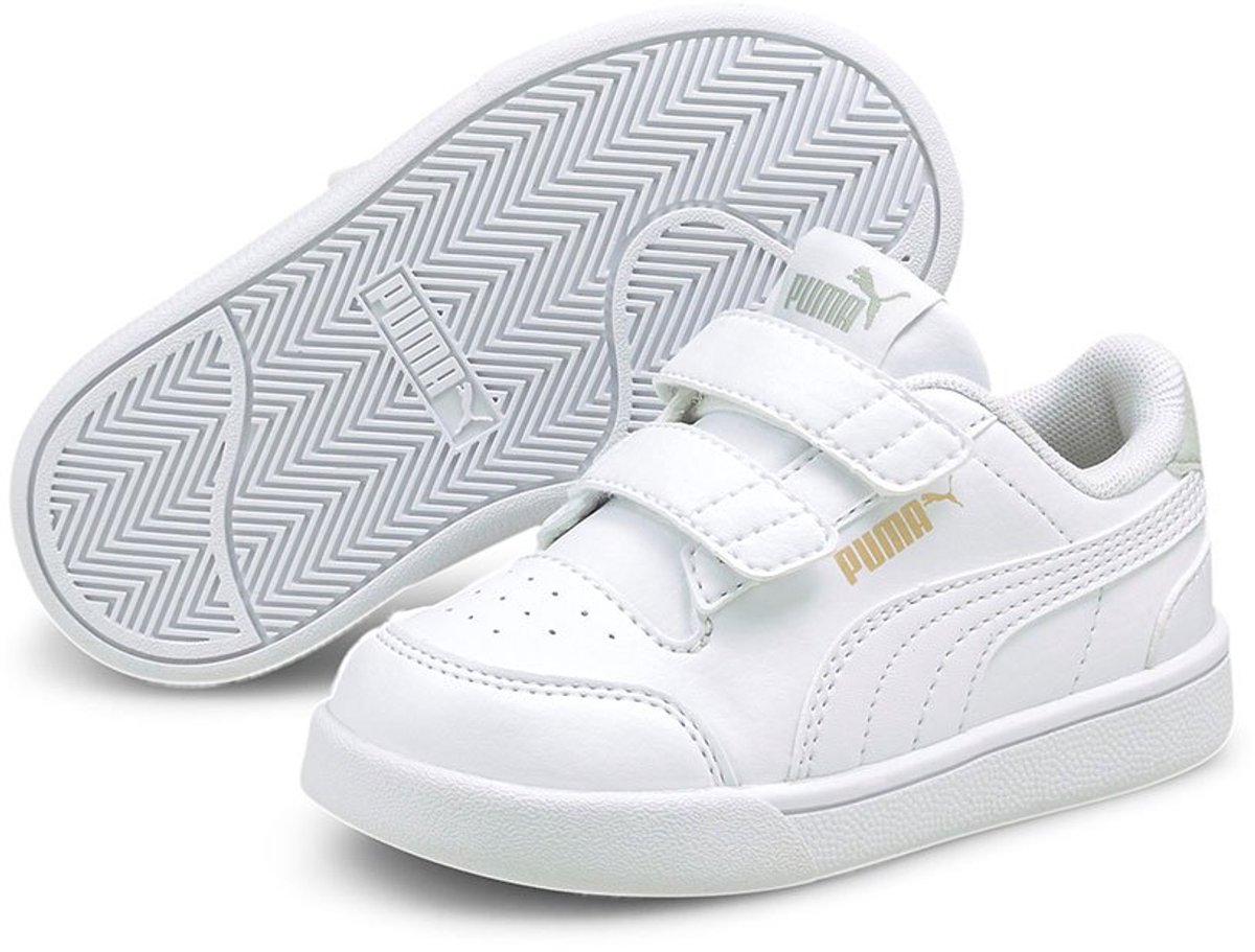 Puma Shuffle Velcro Schoenen Kinderen Grijs