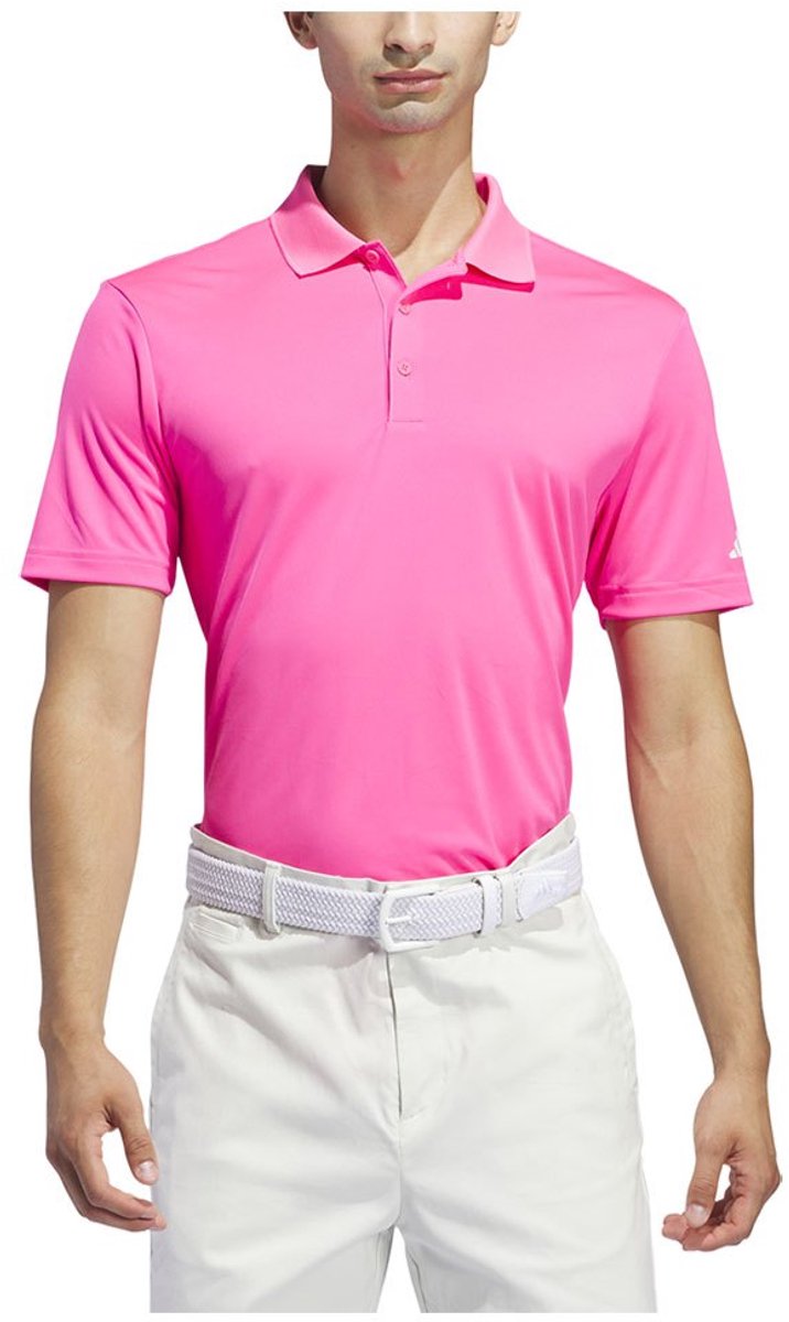 Adidas Performance Korte Mouw Poloshirt S Man Roze
