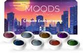 Moods Gellac Chrome Enchantments – 8-Delige Set – Metallic Chrome Effect – 8 ml – HEMA & TPO-vrij