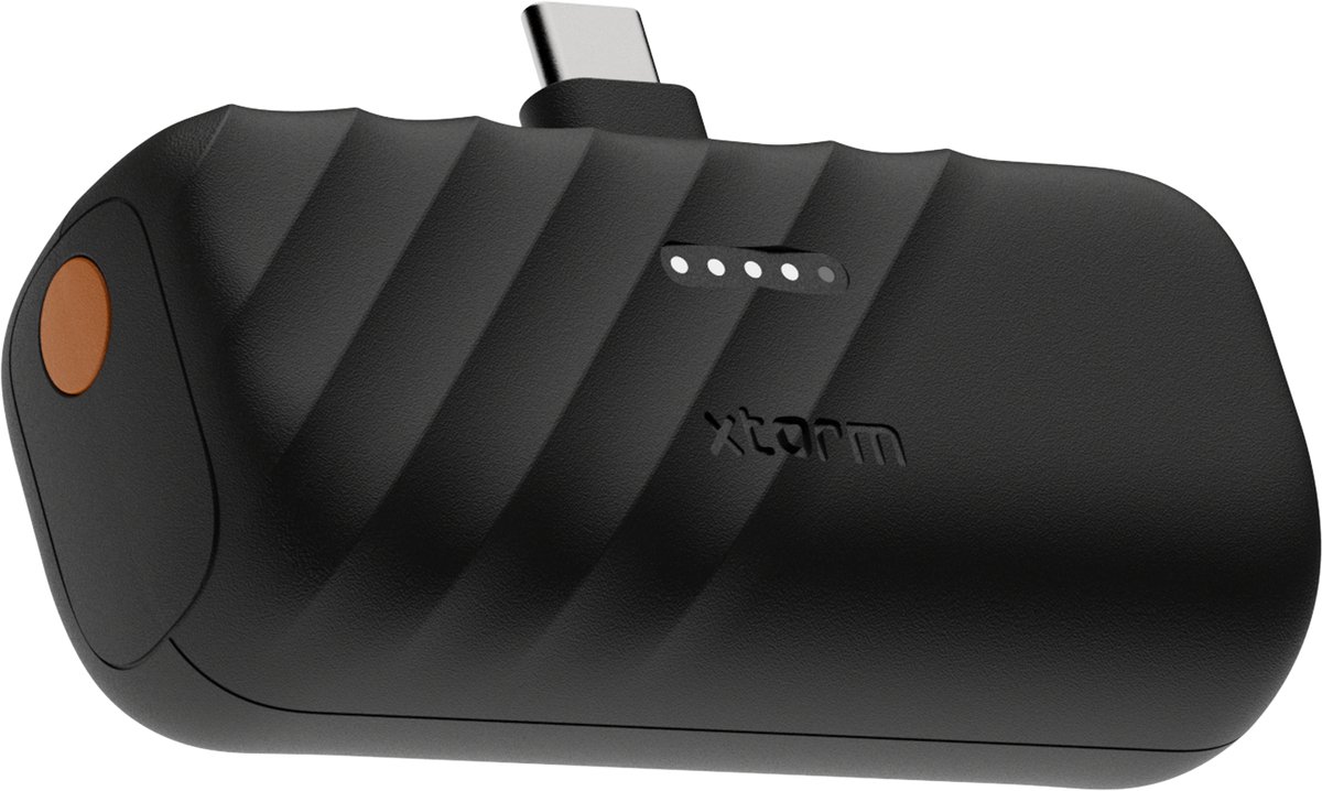 Xtorm Go2 Powerbank – 5.000 mAh – USB-C Aansluiting – Krachtige Duurzame Powerbank – Geschikt voor Telefoon/Smartphone/Tablet – Charcoal Black - Noodpakket