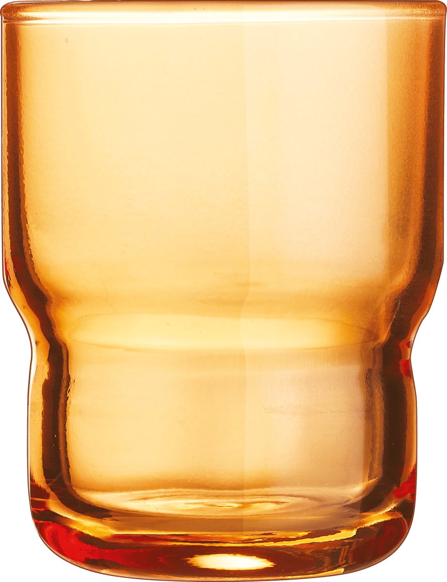 Arcoroc Log Tumbler 16 Cl Oranje - 6 Stuks