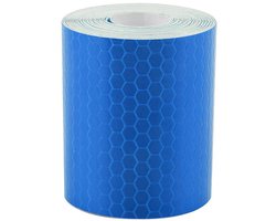 Allecto plus - Reflecterende waarschuwingstape voor trailers, auto's en fietsen - 5cmx veiligheidsklevende tape - blauw