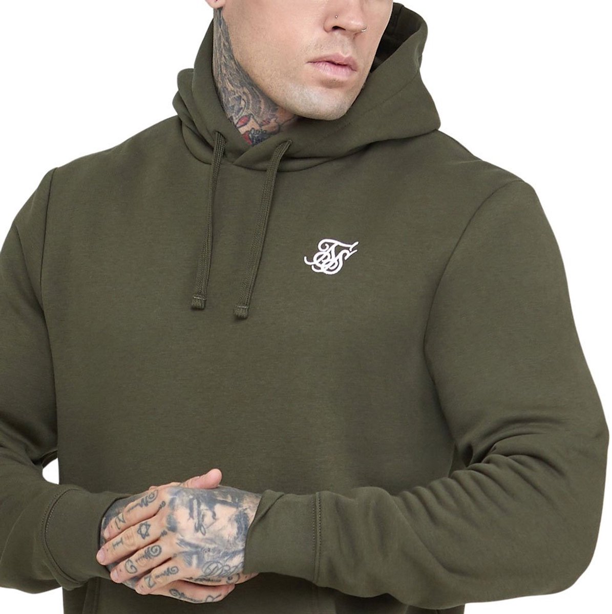 Siksilk Essential Overhead Sweatshirt Groen XS Man