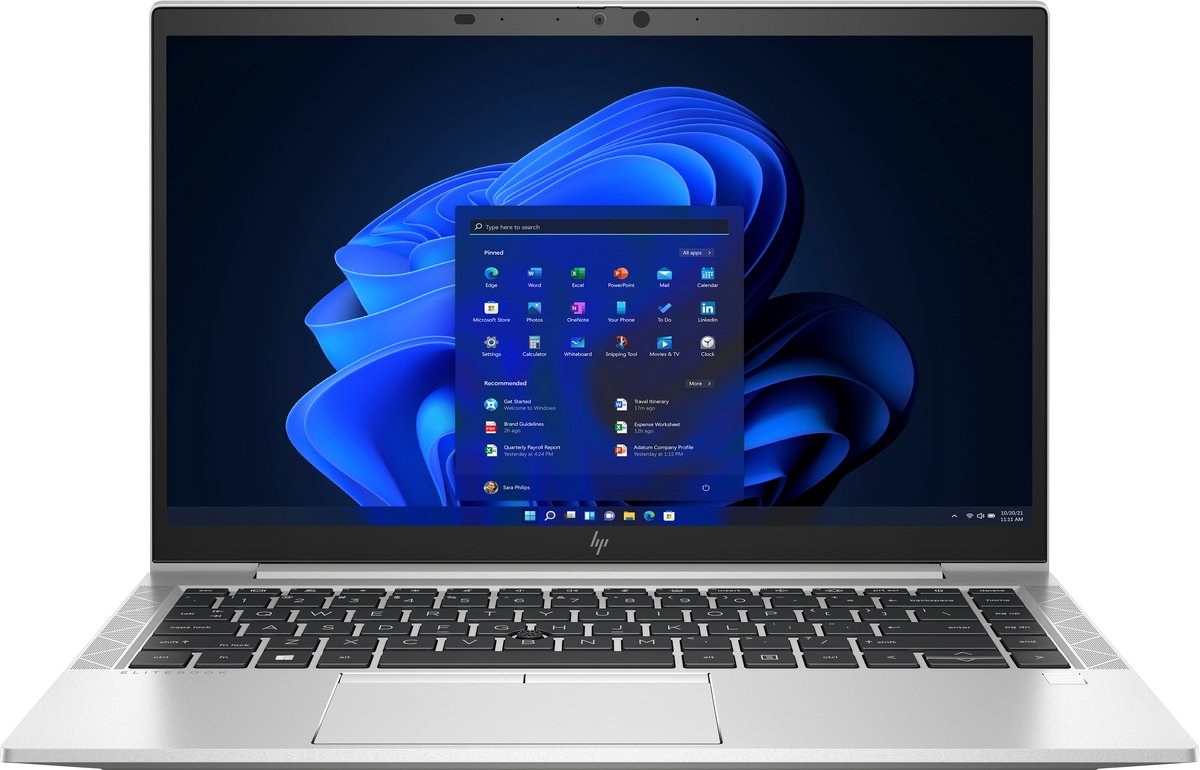 HP EliteBook 840 G7 Refurbished Intel® Core™ i5 i5-10310U Laptop 35,6 cm (14") Full HD 16 GB DDR4-SDRAM 256 GB SSD Wi-Fi 6 (802.11ax) Windows 11 Pro Zilver Gecertificeerd Refurbished