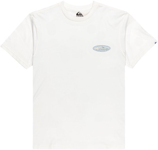 Quiksilver Evo Border Lines T-shirt Met Korte Mouwen Wit L Man