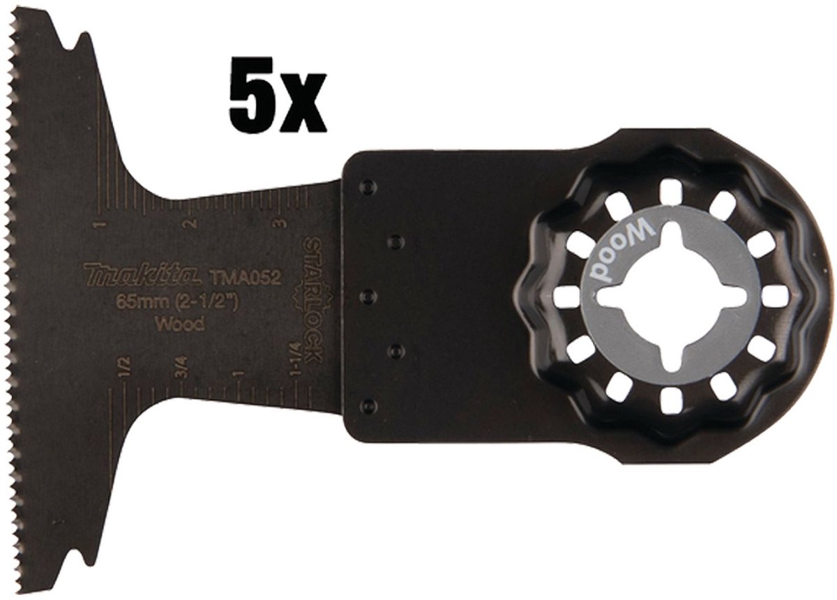 Makita 5x invalzaagblad 65mm TMA052 - B-64864-5