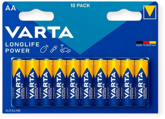 Varta High Energy AA 10-pack, Batterie à usage unique, Alcaline, 1,5 V, 10 pièce(s), AA