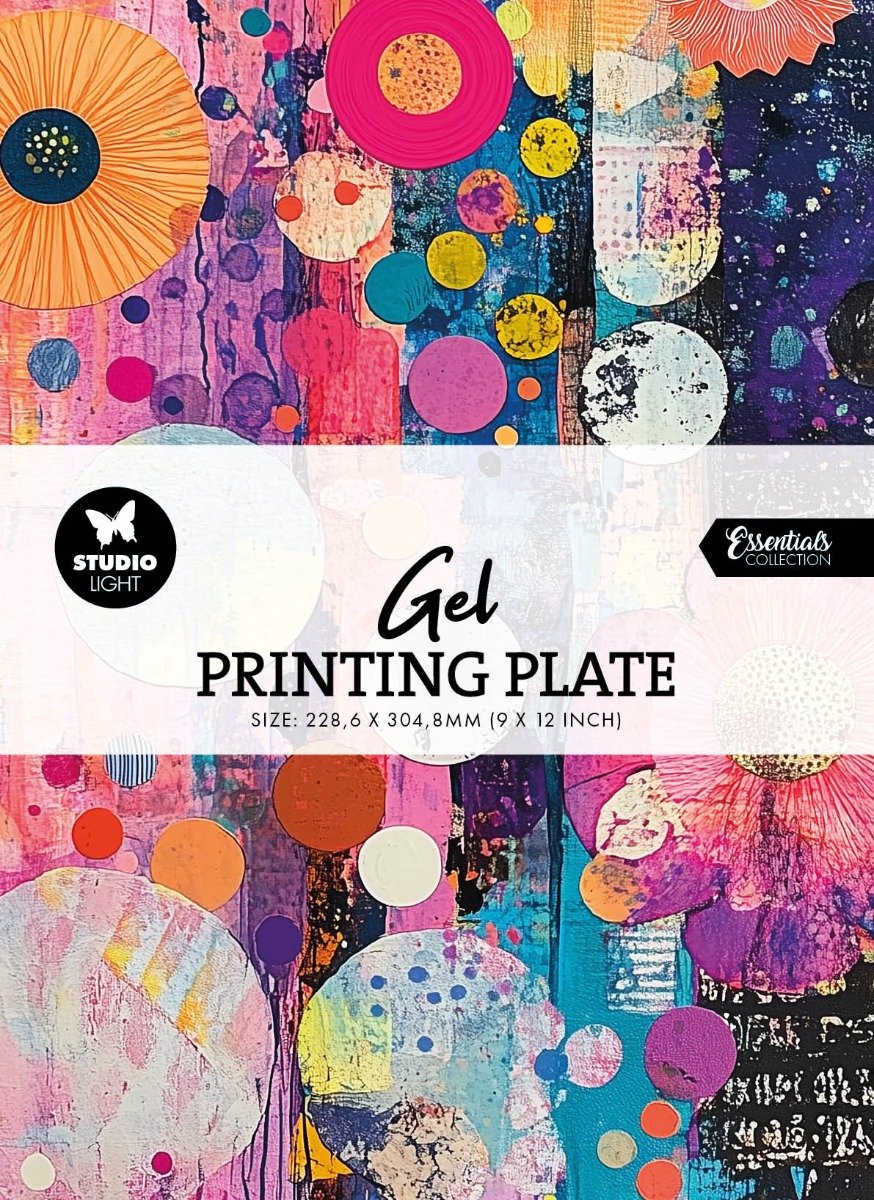 Gel printing plate 9x12 inch
