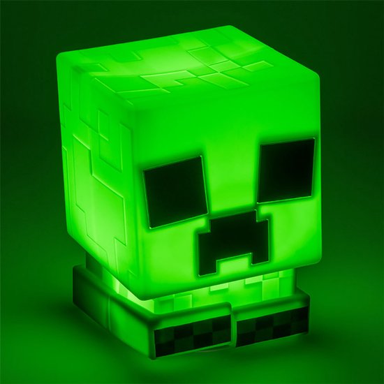 Minecraft - Creeper - SquishyGlo - Oplaadbare Siliconen Lamp van JINX — afbeelding 3