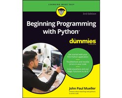 Omslag van Beginning Programming with Python For Dummies
