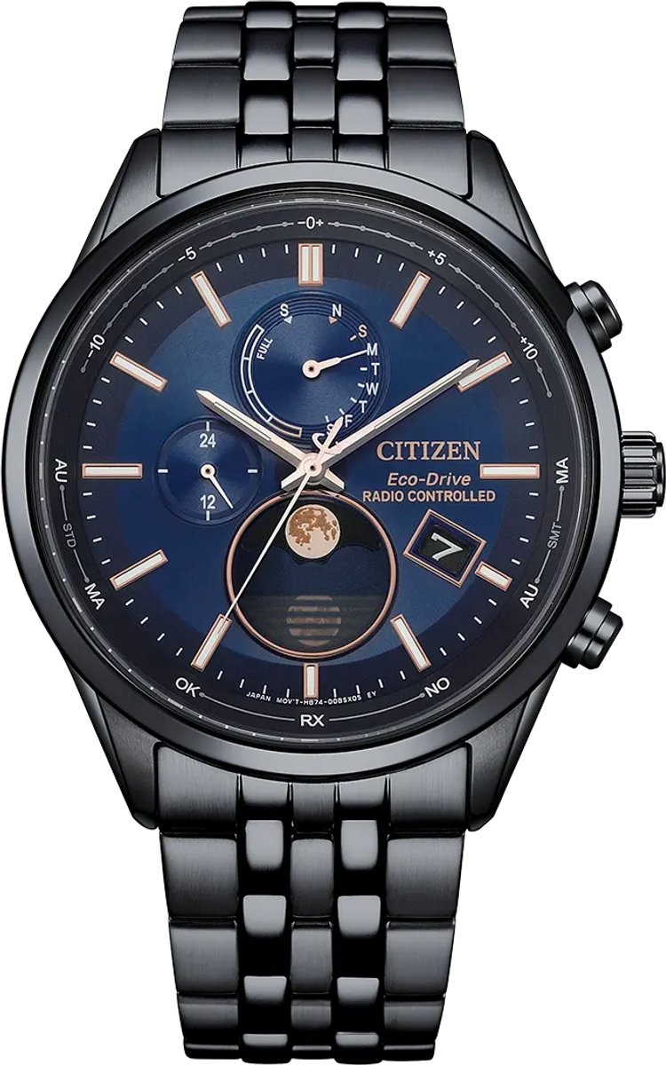 Citizen BY1035-56L Radio Controlled Moon Phase horloge