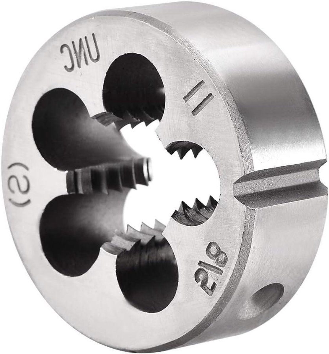 5/8"-11 UNC rondmatrijs voor machine-schroefdraad, rechtse schroefdraad, gelegeerd gereedschapsstaal