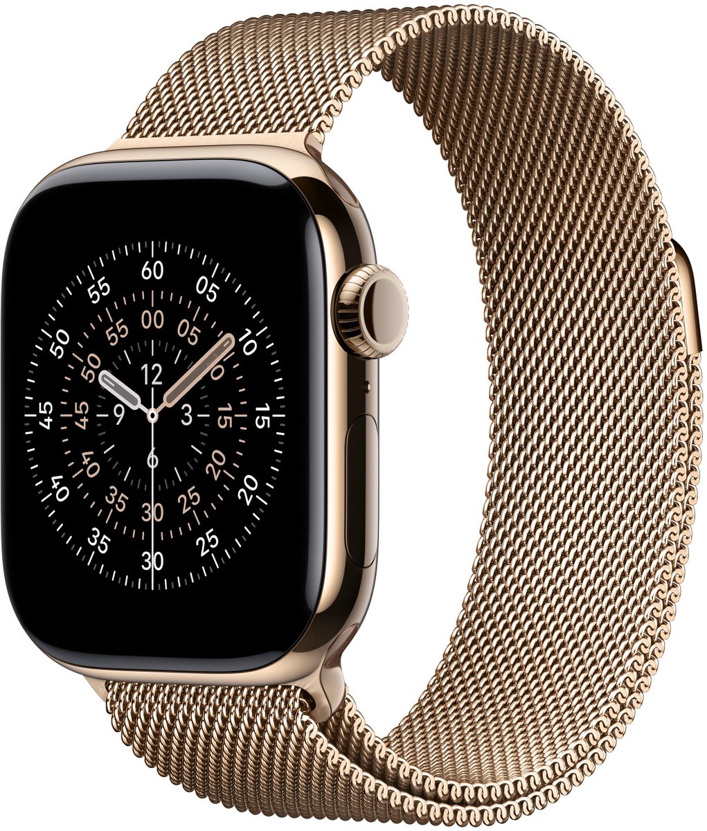 Apple MGJ04ZM/A slimme draagbare accessoire Band Goud Roestvrijstaal - 42mm