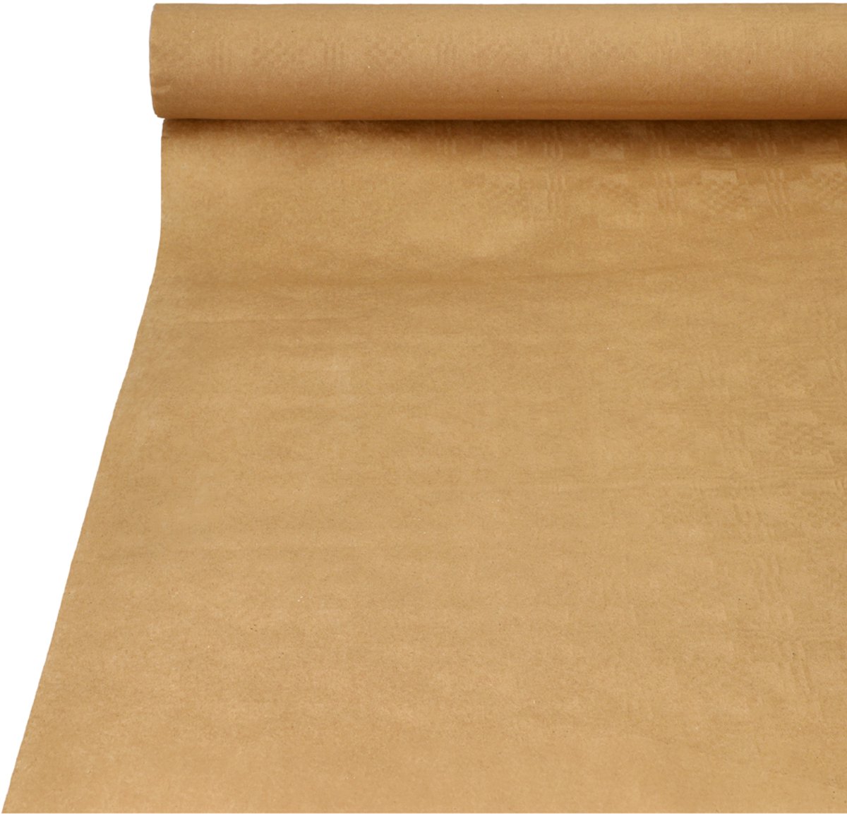Tafelkleed papier met damastprint 25 m x 1 m natuur