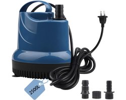 ZRSS® Dompelpomp Vuil Water - Dweilpomp - Pomp voor Aquarium, Vijver, Tuin - 2500 l/u