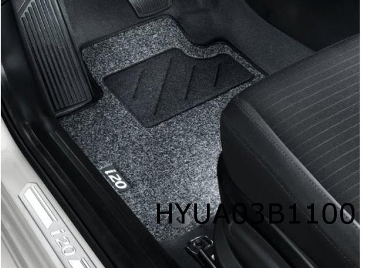 Hyundai i20 (11/20-) Mattenset (4x) naaldvilt tekst 'I20' Origineel! Q0141ADE00