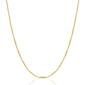 Miore Roosgoudkleurig Ketting dames in 925 Zilver- 18 Karaat Verguld- Hypoallergeen Ketting - Handgemaakte Ketting met Hanger - Gemaakt in Italië