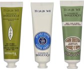 L'Occitane Soft Hands Trio Set 90 ml - Almond Delicious 30ml / Shea Butter 30ml / Verveine Cooling 30ml