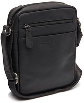 Chesterfield Laveno Waxed Pull Up Schoudertas - Zwart