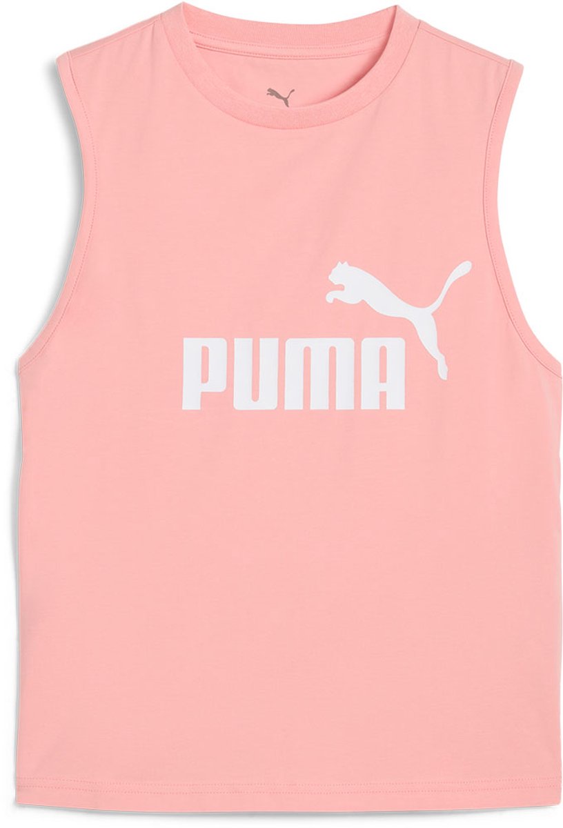 Puma Ess No. 1 Logo Slim Mouwloos T-shirt S Vrouw Roze