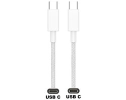 OneOne 3,0m oplaadkabel. Sterke USB C naar C kabel. Stevig laadkabel snoer past op Sony DualSense Controller, Playstation 5 Controller, PULSE 3D Wireless Headset