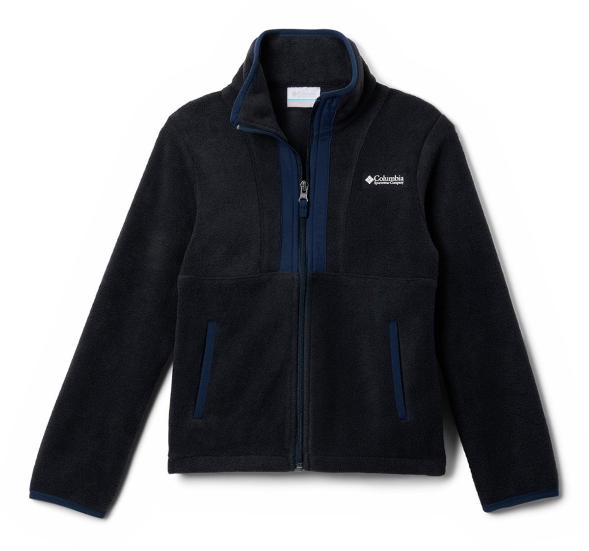 Columbia Back Bowl™ Ii Fleece Met Volledige Rits 8 Years Jongens Meisjes Marineblauw